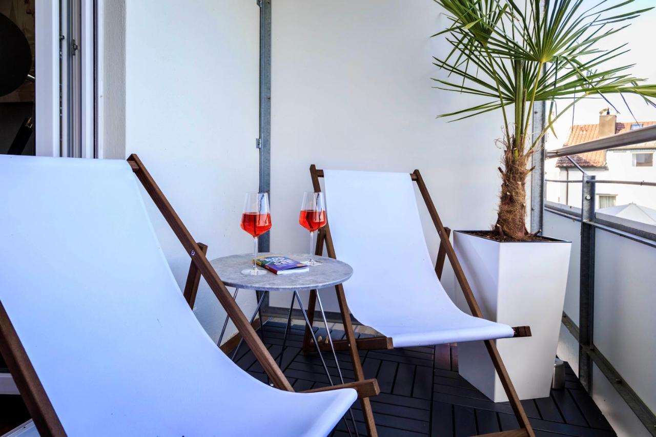 Auszeit Apartment Lakeside Mit Privatstrand Friedrichshafen Bagian luar foto