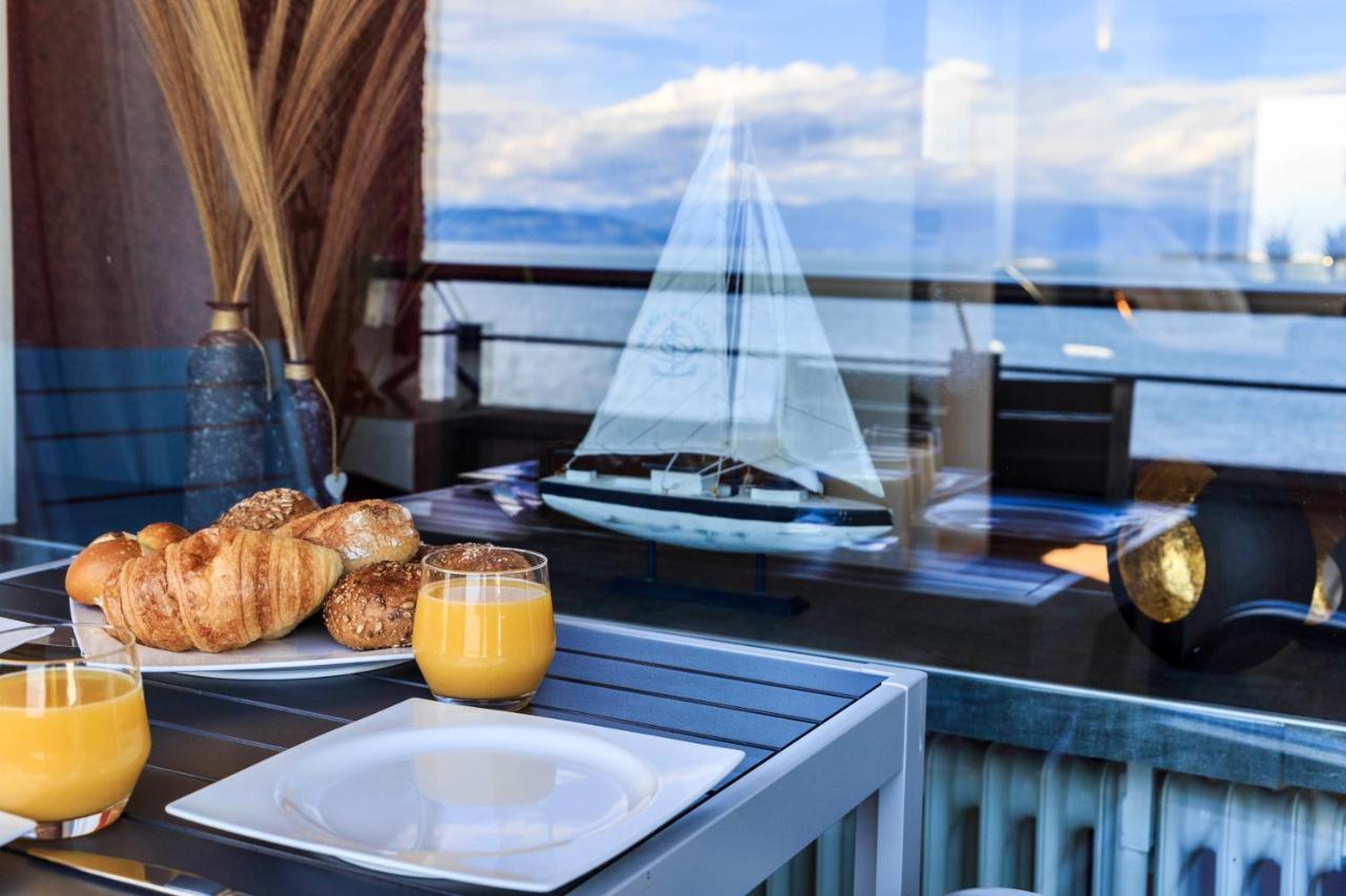 Auszeit Apartment Lakeside Mit Privatstrand Friedrichshafen Bagian luar foto