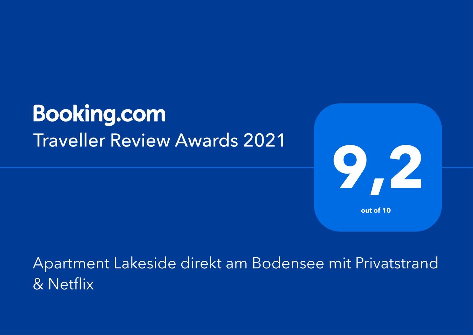 Auszeit Apartment Lakeside Mit Privatstrand Friedrichshafen Bagian luar foto